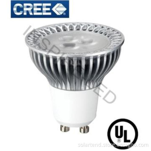5W UL led GU10 light high performance dimmable Cree chip